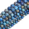 Gfsdjalkj Natural Stone Beads Royal Blue Emperor Stone Loose Beads for Jewelry Making Needlework DIY Bracelet Strand 4-12 MM Handmade Crafts (Item Diameter : 4mm About 92 pcs) view 3