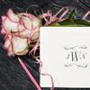 Bellevue Monogram Rubber Stamp, Square Imprint, Size 1-5/8", Custom Made, Decorative Border, Monogram Rubber Stamp Custom, Uses Stamp Pad view 3