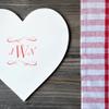 Bellevue Monogram Rubber Stamp, Square Imprint, Size 1-5/8", Custom Made, Decorative Border, Monogram Rubber Stamp Custom, Uses Stamp Pad view 4