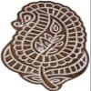 IBA Indianbeautifulart Textile Printing Block Paisley Hand Carved Wooden Stamp Wood Block Printing Textile Stamps for Fabric/Pottery Blocks,5 Inch view 1