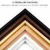 Canvas Floater Frame for 1 to 1.25 Inch Deep Gallery Wrapped Canvas, Modern Wood Grain Textured Floating Frame for Finished Oil Paintings & Wall Art, Durable Lightweight Polyresin, Made in USA (Dark Brown,16 x 28 Inch) view 3