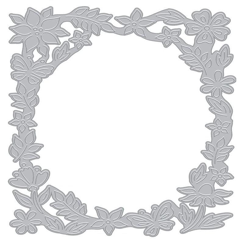 HERO ARTS Dies Fancy FLRL BORDR, Floral Border