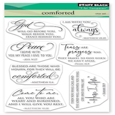 Penny Black 30-827 Comforted Clear Stamp Set