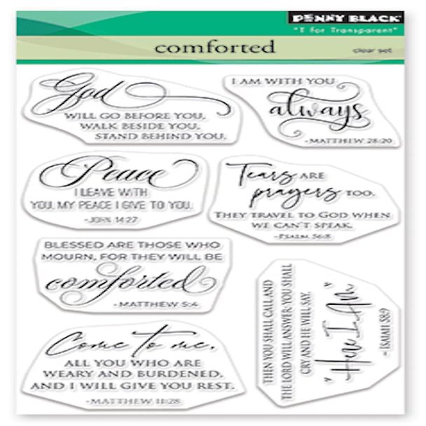 Penny Black 30-827 Comforted Clear Stamp Set