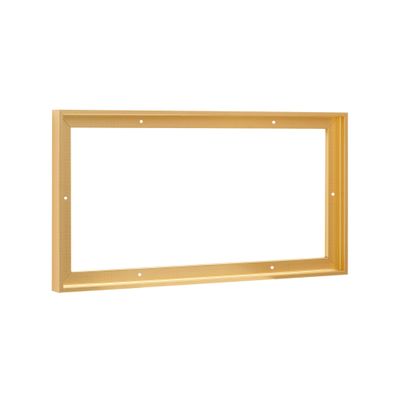 Pixy Canvas 15x30 inch Floater Frame for Canvas Paintings. 12 Colors. Floating Frame fits 5/8", 3/4" & max 7/8" Deep Stretched Canvas & Wood Panels (Brass Gold, 15 x 30 inch)