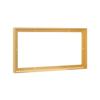 Pixy Canvas 15x30 inch Floater Frame for Canvas Paintings. 12 Colors. Floating Frame fits 5/8", 3/4" & max 7/8" Deep Stretched Canvas & Wood Panels (Brass Gold, 15 x 30 inch) view 1