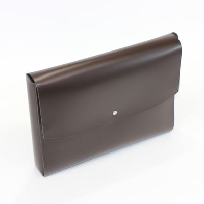 Firenze Bonded Leather Portfolio Carrying Case, Travel Case (Brown)