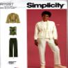Simplicity Sewing Pattern R11227, Size H5 6-14, Misses Jacket, Knit Top and Pants view 1
