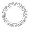 Friends Forever Circle Frame Dies for Card Making DIY Scrapbooking Metal Cutting Dies for Paper Crafting Arts Supplies Scrapbook Photo Album Decor Stencil Die Cuts Punch Temmplate Moulds view 1