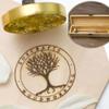 Custom Logo Wood Branding Iron,Reliable Leather Branding Iron Stamp,BBQ Heat Stamp Including The Handle, Woodworking Design Design Stamp with Wooden Box (2.5" +Wooden Box) view 1
