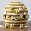 Moukeren 36 Pcs Felt Bees for Crafts Wool Fuzzy Bee and Daisy Flowers Decor for DIY Craft Gender Reveal Bee Themed Party view 3