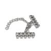 10 Sets Multi Strand Clasps with Lobster Clasps Necklace Connectors Bails Jewelry Findings Toggle Bracelet Multilayer (25mm Clasps, Antique Silver) view 1