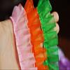 HZLXF1 lace 2.5CM Wide 3D Pleated Lace Ribbon Organza Fabric Lace Appliques Trim Guipure Cloth Suitable for Dress Sewing DIY Trimmings lace Trim (Color : White) view 4