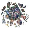 Wooden Jigsaw Puzzle for Adults - Uniquely Shaped Pieces - Made in The USA by FoxSmartBox - 270 Pieces - Six Geniuses view 3