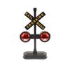 TG,LLC Treasure Gurus Flashing Railroad Track Crossing Signal Red Light Sound RR Xing Train Crossbuck Desk Decor view 1