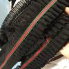 HZLXF1 lace 5.5CM Wide Pleated Elastic Lace Ribbon Suitable for Trim Cuffs Collar Applique DIY Skirt Sewing Sewing Guipure Supplies Crafts lace Trim (Color : Black 2) view 1