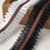 HZLXF1 lace 5.5CM Wide Pleated Elastic Lace Ribbon Suitable for Trim Cuffs Collar Applique DIY Skirt Sewing Sewing Guipure Supplies Crafts lace Trim (Color : Black 2) view 2