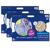 Dixon Ticonderoga CO - Pacon Prang Jumbo Art Pad, White, 22" x 16", 30 Sheets, Pack of 3 view 1