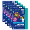 Tru-Ray Construction Paper, Turquoise, 9" x 12", 50 Sheets Per Pack, 5 Packs view 1