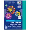 Tru-Ray Construction Paper, Turquoise, 9" x 12", 50 Sheets Per Pack, 5 Packs view 2