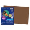 Prang Construction Paper, Dark Brown, 12" x 18", 50 Sheets Per Pack, 5 Packs view 2