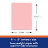 Tru-Ray Construction Paper, Pink, 9" x 12", 50 Sheets Per Pack, 10 Packs view 4