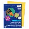 Prang Construction Paper, Yellow, 9" x 12", 50 Sheets Per Pack, 10 Packs view 2