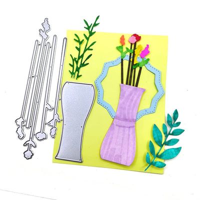 75x147mm Vase Flower 2022 New Die Cuts Metal Cutting Die Craft Die for Scrapbooking Card Making