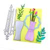75x147mm Vase Flower 2022 New Die Cuts Metal Cutting Die Craft Die for Scrapbooking Card Making view 1