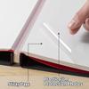 HoneyTolly Large Photo Album Self Adhesive 4x6 8x10 10x12 13"x12.8" Magnetic Scrapbook Album 12.6"x11" Inch 60 Sticky Pages Linen Cover DIY Photo Album with A Metallic Pen and DIY Stickers(Black) view 3