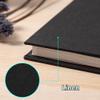 HoneyTolly Large Photo Album Self Adhesive 4x6 8x10 10x12 13"x12.8" Magnetic Scrapbook Album 12.6"x11" Inch 60 Sticky Pages Linen Cover DIY Photo Album with A Metallic Pen and DIY Stickers(Black) view 4
