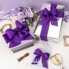 Ribbli Purple Grosgrain Ribbon, 2 inches x Continuous 10 Yards, Use for Bows DIY Hair Accessories,Gift Wrapping, Craft and Sewing view 3