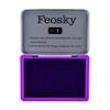 Feosky Ink Pads for Rubber Stamps Extra Large Size 5-1/2" by 3-4/5" inches (Purple) view 3