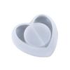 EXCEART Heart Shape Candle Holder Mold for Candle Making Epoxy Mould for Unique Tealight Holders Fun Family Craft Activity Creative Decorative Projects view 1