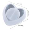 EXCEART Heart Shape Candle Holder Mold for Candle Making Epoxy Mould for Unique Tealight Holders Fun Family Craft Activity Creative Decorative Projects view 2