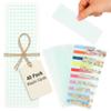 NUOBESTY Washi Paper Decorative Tape, 15X5CM, Light Green, 40Pcs, Adhesive Tapes for Indoor Use for Colleagues and Friends view 1