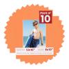 8x10 Mat for 12x16 Frame - Precut Mat Board Acid-Free Orange 8x10 Photo Matte Made to Fit a 12x16 Picture Frame, Premium Matboard for Family Photos, Show Kits, Art, Picture Framing, Pack of 10 Mats view 1