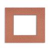 5x5 Mat For 7x7 Frame - Precut Football Texture Square Shaped Photo Mat Board Opening - Acid Free Matte and Bevel Cut for Family Photos, Pack of 1 Matboard Show Kit With Acid Free Backing & Clear Bag view 1