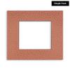 5x5 Mat For 7x7 Frame - Precut Football Texture Square Shaped Photo Mat Board Opening - Acid Free Matte and Bevel Cut for Family Photos, Pack of 1 Matboard Show Kit With Acid Free Backing & Clear Bag view 2