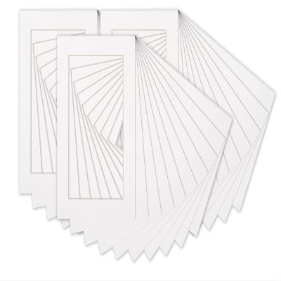 8x8 Mat for 12x12 Frame - Precut Mat Board Acid-Free White 8x8 Photo Matte Made to Fit a 12x12 Picture Frame, Premium Matboard for Family Photos, Show Kits, Art, Picture Framing, Pack of 25 Mats