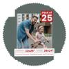 20x24 Mat for 22x28 Frame - Precut Mat Board Acid-Free Charcoal 20x24 Photo Matte for a 22x28 Picture Frame, Premium Matboard for Family Photos, Show Kits, Art, Picture Framing, Pack of 25 Mats view 1