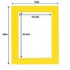 11x14 Mat for 12x16 Frame - Precut Mat Board Acid-Free Yellow 11x14 Photo Matte Made to Fit a 12x16 Picture Frame, Premium Matboard for Family Photos, Show Kits, Art, Picture Framing, Pack of 100 Mats view 3
