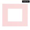 10x10 Mat for 20x20 Frame - Precut Mat Board Acid-Free Soft Pink 10x10 Photo Matte Made to Fit a 20x20 Picture Frame, Premium Matboard for Family Photos, Show Kits, Art, Picture Framing, Pack of 1 Mat view 2