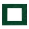 5x5 Mat For 7x7 Frame - Precut Green Suede Square Shaped Photo Mat Board Opening - Acid Free Matte and Bevel Cut for Family Photos, Pack of 1 Matboard Show Kit With Acid Free Backing & Clear Bag view 1
