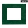 5x5 Mat For 7x7 Frame - Precut Green Suede Square Shaped Photo Mat Board Opening - Acid Free Matte and Bevel Cut for Family Photos, Pack of 1 Matboard Show Kit With Acid Free Backing & Clear Bag view 2