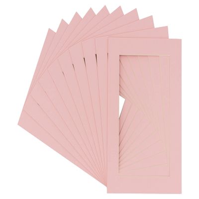 12x18 Mat for 16x20 Frame - Precut Mat Board Acid-Free Soft Pink 12x18 Photo Matte For a 16x20 Picture Frame, Premium Matboard for Family Photos, Show Kits, Art, Picture Framing, Pack of 100 Mats