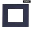10x10 Mat for 20x20 Frame - Precut Mat Board Acid-Free Navy 10x10 Photo Matte Made to Fit a 20x20 Picture Frame, Premium Matboard for Family Photos, Show Kits, Art, Picture Framing, Pack of 1 Mat view 2