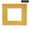 8x8 Mat for 12x12 Frame - Precut Mat Board Acid-Free Metallic Gold 8x8 Photo Matte Made to Fit a 12x12 Picture Frame, Premium Matboard for Family Photos, Show Kits, Art, Picture Framing, Pack of 1 Mat view 2