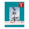 5x7 Mat for 8.5x11 Frame - Precut Mat Board Acid-Free Teal Blue 5x7 Photo Matte Made to Fit a 8.5x11 Picture Frame, Premium Matboard for Family Photos, Show Kits, Art, Picture Framing, Pack of 1 Mat view 1