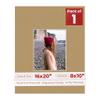 8x10 Mat for 16x20 Frame - Precut Mat Board Acid-Free Rattan Beige 8x10 Photo Matte For a 16x20 Picture Frame, Premium Matboard for Family Photos, Show Kits, Art, Picture Framing, Pack of 1 Mat view 1